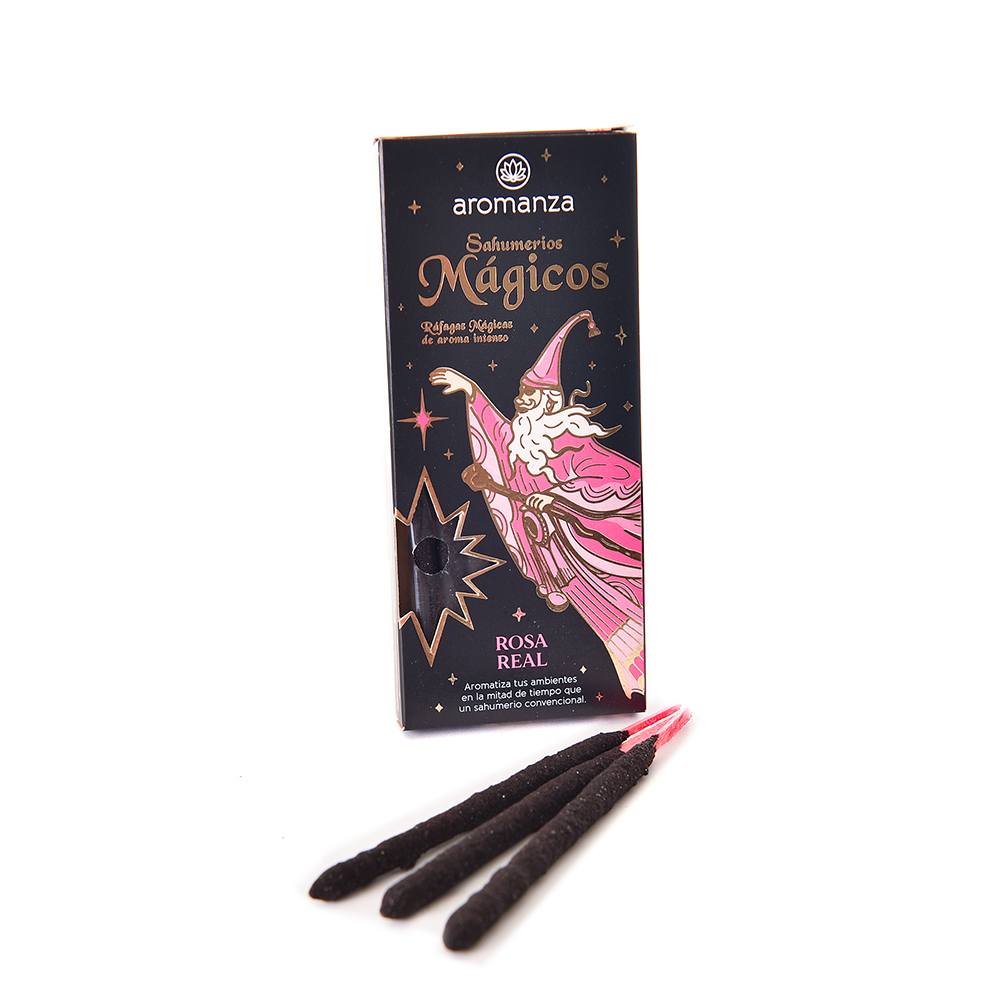 INCENSO MÁGICO ROSA REAL AROMANZA