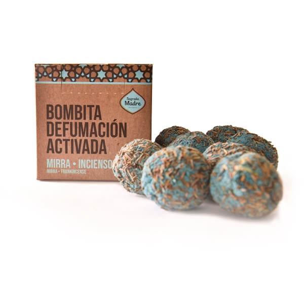 BOMBITA DE DEFUMAÇÃO ACTIVADA MIRRA E FRANKINCENSE SADRADA MADRE - Imagem 2