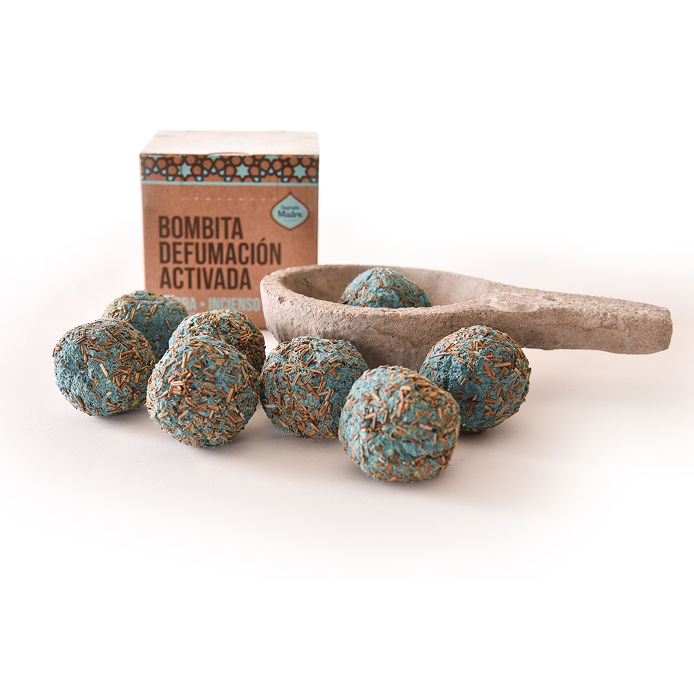 BOMBITA DE DEFUMAÇÃO ACTIVADA MIRRA E FRANKINCENSE SADRADA MADRE - Imagem 4