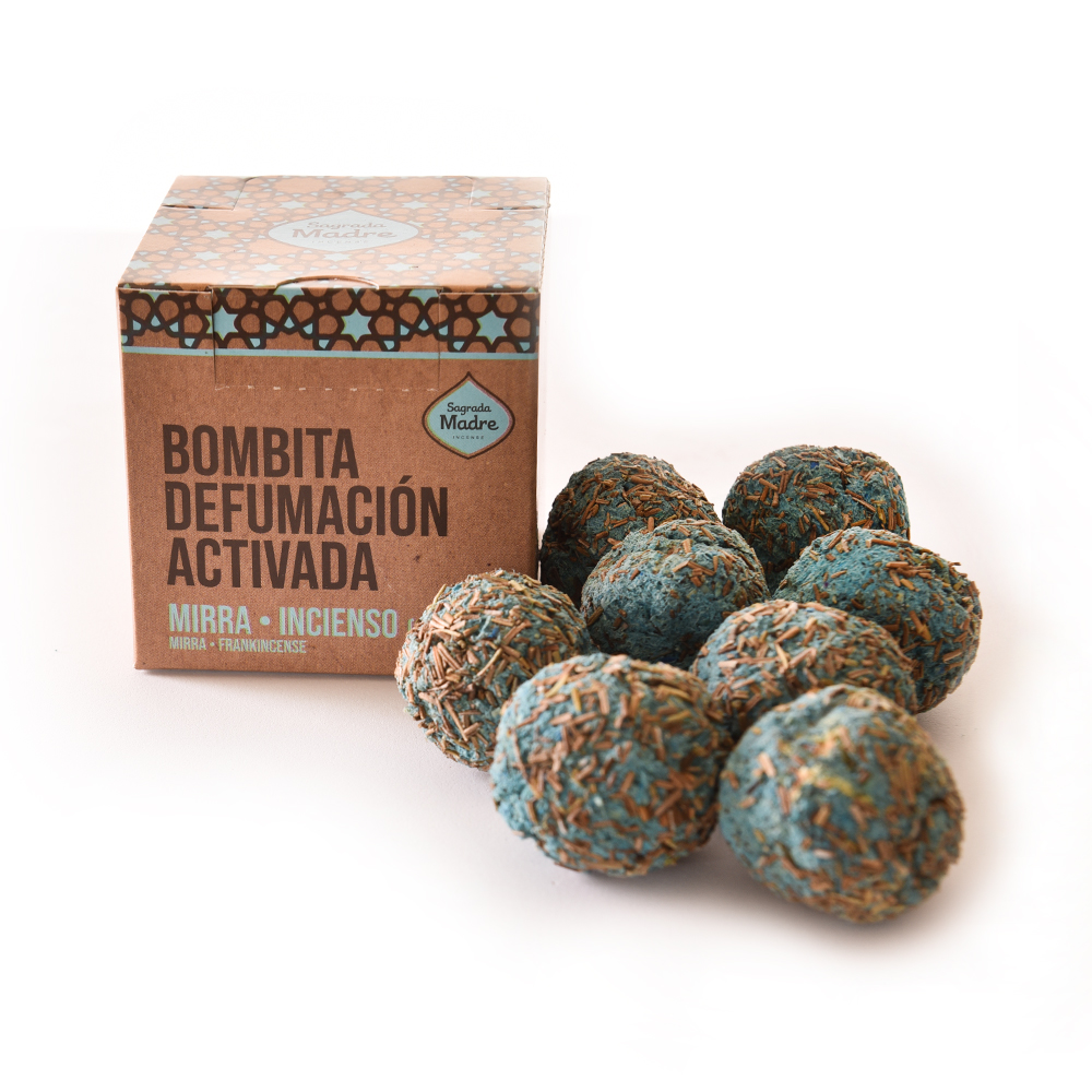 BOMBITA DE DEFUMAÇÃO ACTIVADA MIRRA E FRANKINCENSE SADRADA MADRE - Imagem 6