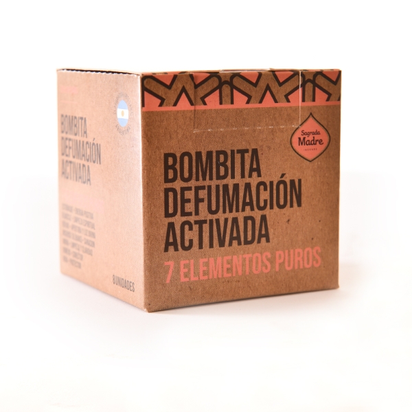 BOMBITA DE DEFUMAÇÃO ACTIVADA 7 ELEMENTOS PUROS SAGRADA MADRE - Imagem 6