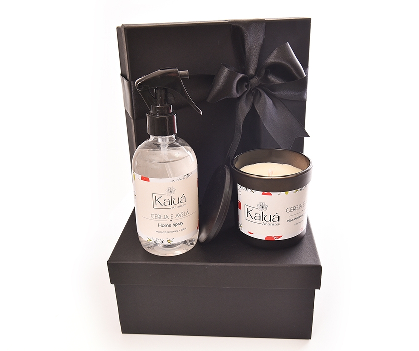 KIT CONFORTO CEREJA E AVELÃ