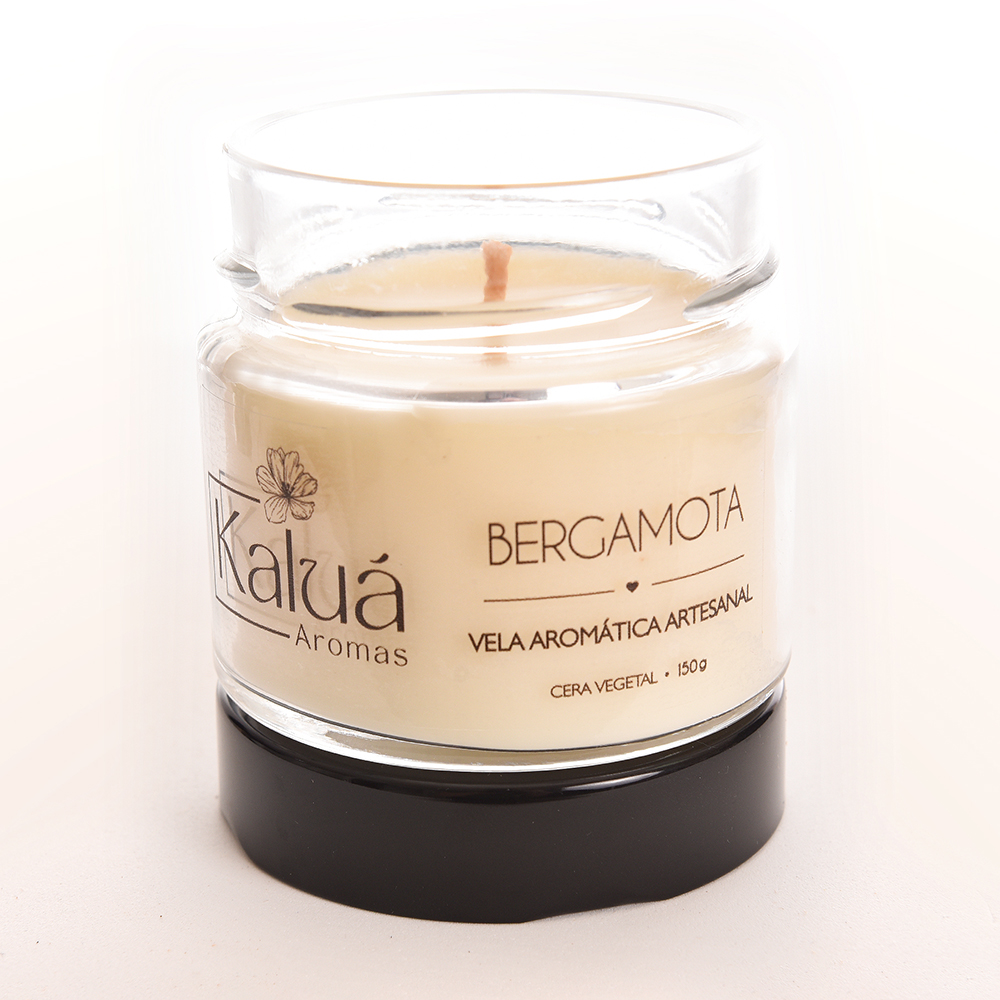 Vela Aromática Bergamota 150g – Aroma Cítrico e Revigorante, Queima Longa, Decorativa e Vegana - Pianezza - Imagem 3