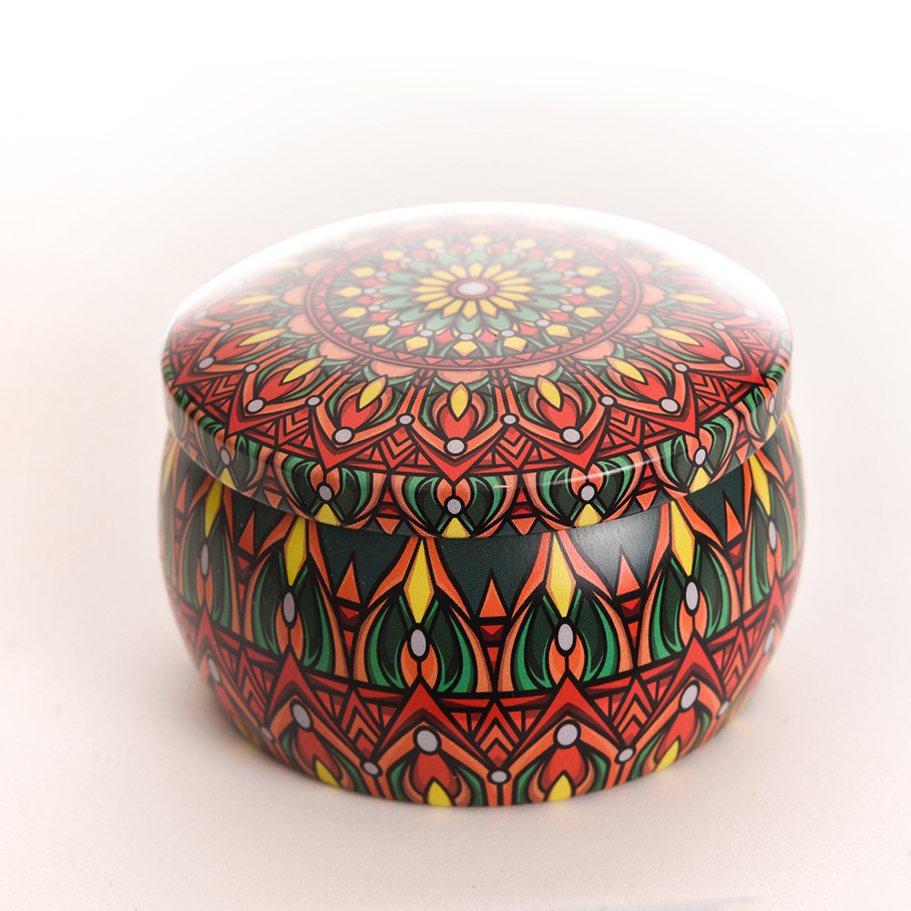 Vela Aromática Mandala Chakra Cardíaco Rosas Vermelhas 100g | Vela Energética Holística para Amor, Equilíbrio e Presente - Imagem 4