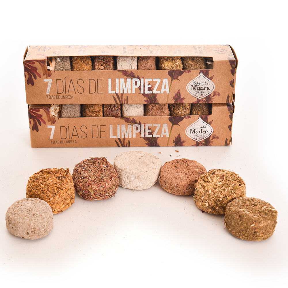 Pastilha Aromática 7 Dias de Limpeza Sagrada Madre Natural para Defumação Energética Casa e Terapias - Imagem 2