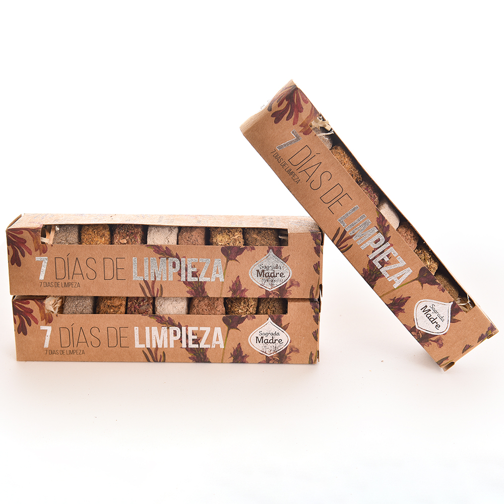 Pastilha Aromática 7 Dias de Limpeza Sagrada Madre Natural para Defumação Energética Casa e Terapias - Imagem 3
