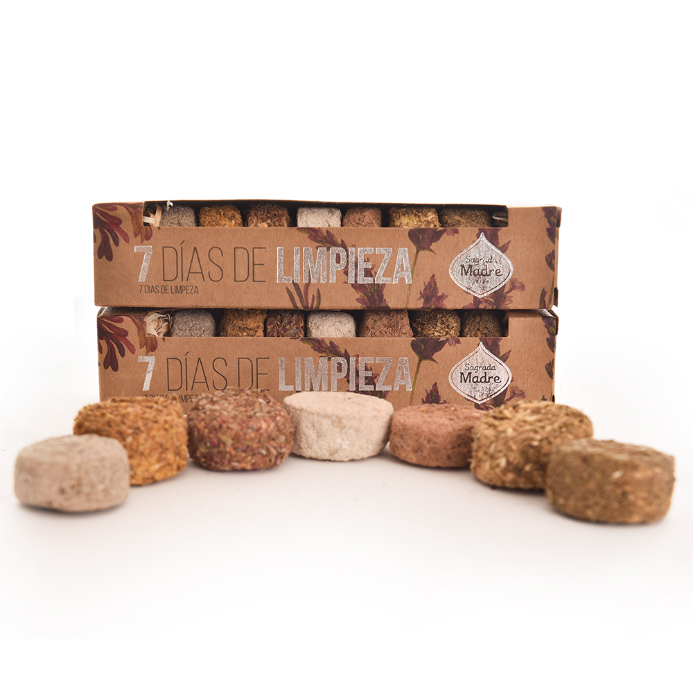 Pastilha Aromática 7 Dias de Limpeza Sagrada Madre Natural para Defumação Energética Casa e Terapias - Imagem 4