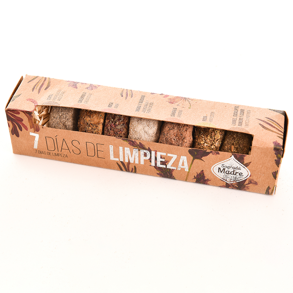 Pastilha Aromática 7 Dias de Limpeza Sagrada Madre Natural para Defumação Energética Casa e Terapias - Imagem 5